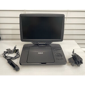 RCA Portable DVD Player 10" Display DRC98101S w/ Car Charger-Tested Works great